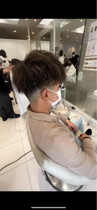 パーマ メンズ メンズサロンGRIT 店長 深山一平のヘアスタイル