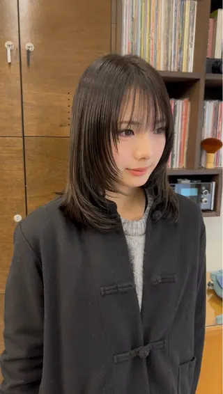 セミロング Lewes所属・Lewes リョウのヘアスタイル