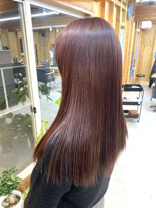 セミロング 💕モテベージュ 🧡NANAKO🧡のヘアスタイル