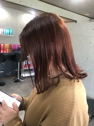 ミディアム REVE美容室 REVEマツエクのヘアスタイル