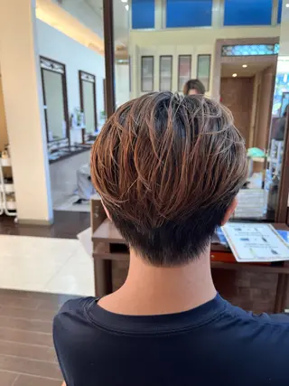 ショート パーマ メンズ 🧊メンズ特化🧊 高木航希のヘアスタイル