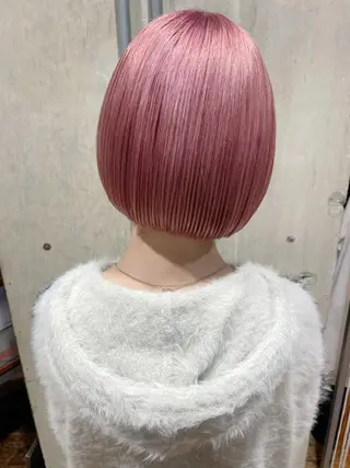 ショート カラー 🪿透明感/艶カラー ﾜﾀﾅﾍﾞｱｵｲのヘアスタイル