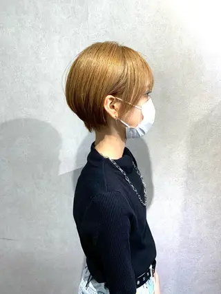 ショート カラー 髪質改善＊韓国ヘア＊ レイヤー＊IBUKIのヘアスタイル