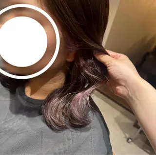 ミディアム カラー い な み ま なのヘアスタイル