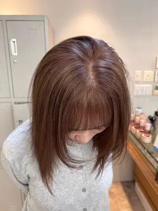 ミディアム カラー flamme 🫧yumiのヘアスタイル