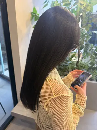 セミロング カラー runa｜color 🩰straightのヘアスタイル