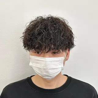 ショート パーマ メンズ ✂︎メンズパーマ✂︎ 伊藤秀真のヘアスタイル