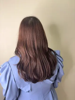 セミロング カラー ヘアアレンジ 米倉 千晴のヘアスタイル