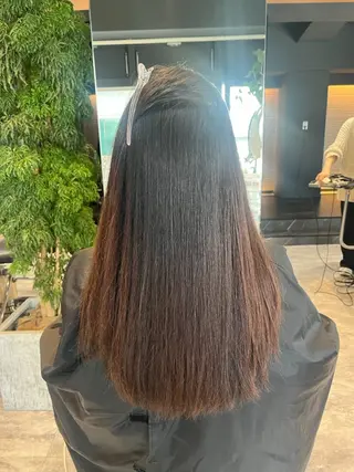 ロング 韓国艶髪/透明感 カラー/ひなののヘアスタイル