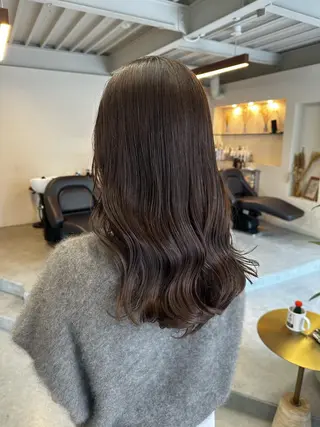 セミロング ハイトーン×似合わせ 🌱中川慎之介のヘアスタイル