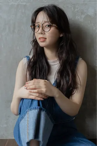 ロング カラー 落合 妙佳のヘアスタイル