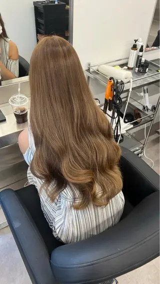 ロング 似合わせカラー ブリーチ/店長レンのヘアスタイル