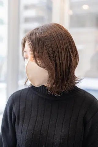 ミディアム カラー Lazo/ 原弥和子のヘアスタイル