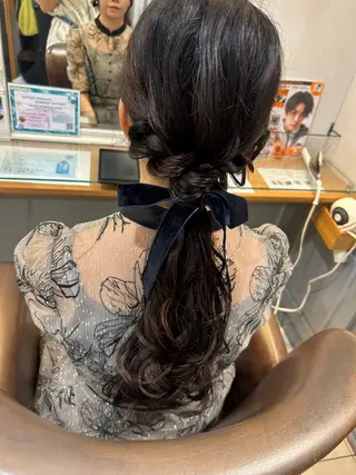 ヘアアレンジ 韓国ヘアー🇰🇷 MIWAのヘアスタイル