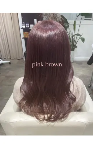 セミロング カラー . AYUKAのヘアスタイル