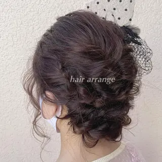 セミロング カラー ヘアアレンジ 代表🎀 ふわモテ愛 され髪🩷yumiのヘアスタイル