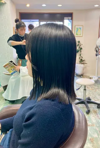ミディアム 田牧 みゆきのヘアスタイル