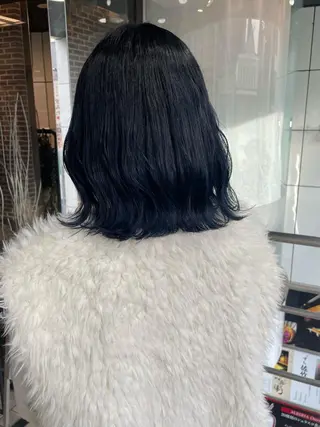 ミディアム ニュアンスネイル/ ボブ/まちゃこのヘアスタイル