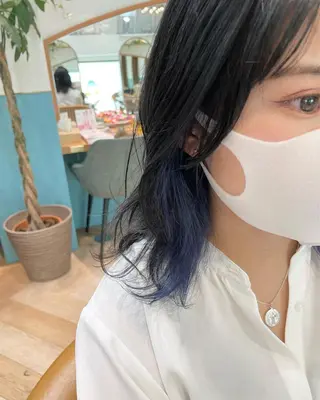 ミディアム カラー 髪質改善/縮毛矯正/ ボブ/店長/槌矢圭悟のヘアスタイル