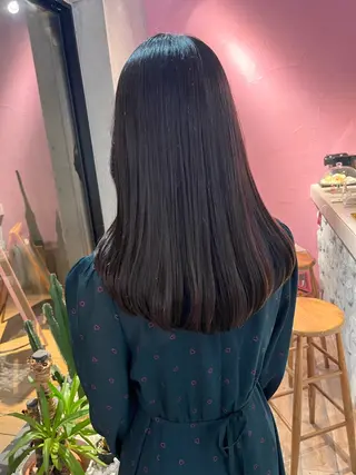 ロング カラー 艶感透明感カラー🤍 hinaのヘアスタイル