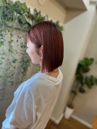 ミディアム ⚪️髪質改善 縮毛 店長 コウ⚪️のヘアスタイル