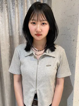 ミディアム カラー mai / linoah˚✧のヘアスタイル