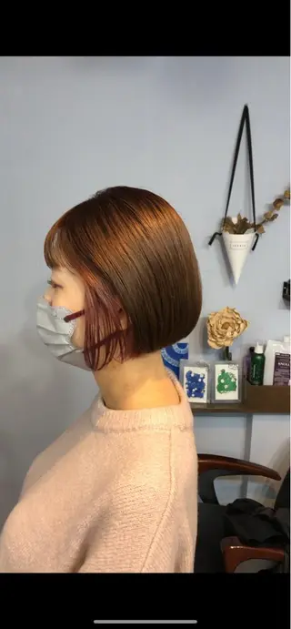 ショート カラー 🌈美髪✂︎艶色🎨 頭皮改善🍀TAKUのヘアスタイル