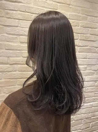 ロング カラー 中沢梨々花 🎀透明感カラーのヘアスタイル