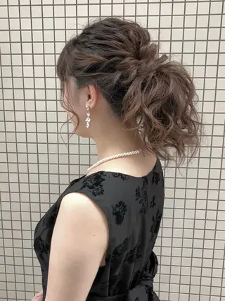 セミロング ヘアアレンジ あんざき みわのその他イメージ