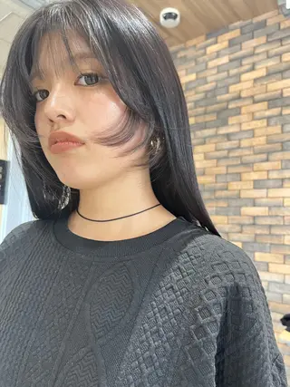 ロング カラー RIO 福岡美容師のヘアスタイル