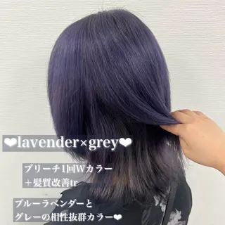 ミディアム カラー 💟RINNA 艶カラー💟のヘアスタイル