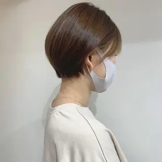 ショート カラー stylist店長 岡本真依のヘアスタイル