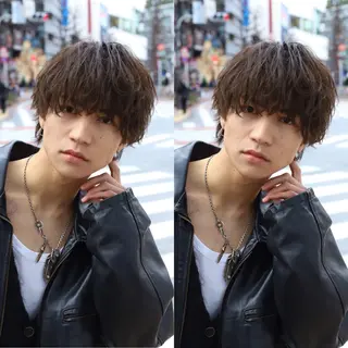 パーマ メンズ 渋谷/メンズパーマ 大岡拓海のヘアスタイル