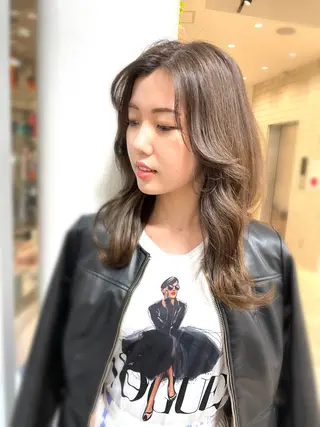 ロング カラー sunny side 大名　りょう👸🏼のヘアスタイル