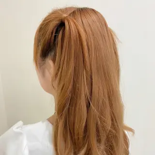 ロング ヘアアレンジ ワタナベ リリコのヘアスタイル