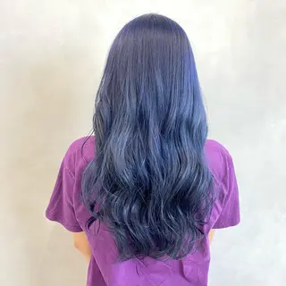 ロング カラー 🩵ブリーチカラー 🐈MIORI🩵のヘアスタイル