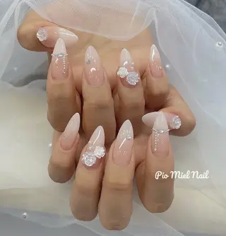 ネイル HANA 長さだしのネイルデザイン