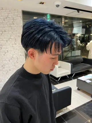 ショート カラー メンズ 赤み消しカラー /透明感カラー 上長のヘアスタイル