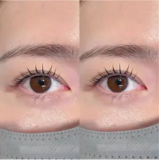 マツエク・マツパ 🎀モテ暖色× 艶カラーちな🎀のマツエク・マツパデザイン