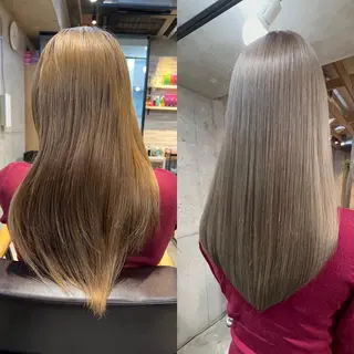 ロング カラー 当日予約OK⭕️ 佐藤太一のヘアスタイル
