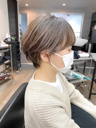 ショート カラー 🗻飯田誠也🗻 カットカラー得意のヘアスタイル