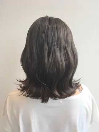 ミディアム カラー yoshi ☆のヘアスタイル