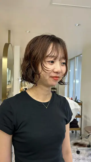 パーマ じゅわっと暖色カラー 🍊Moemiのヘアスタイル