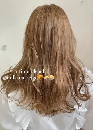 ロング カラー 似合わせカットカラー ♡佐藤捺美のヘアスタイル
