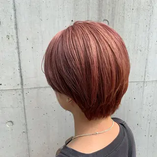 ショート カラー パーマ ☀️海外レイヤー 🇺🇸/ヒナコのヘアスタイル