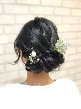 ヘアアレンジ 【デザイナー】田中 美生のヘアスタイル