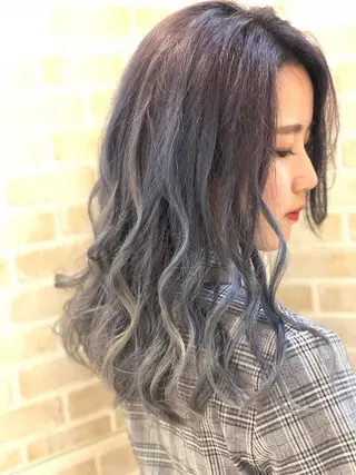 セミロング カラー Ash 武蔵境店のヘアスタイル