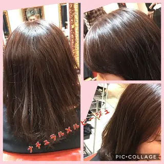 ロング カラー 縮毛矯正×髪質改善 店長　DAITOのヘアスタイル
