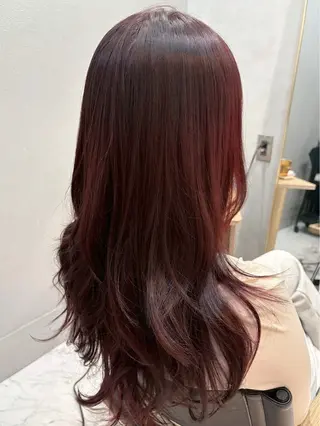 セミロング 透明感カラー🩶 Ayaka🩶のヘアスタイル