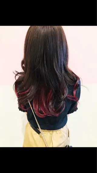 ロング カラー 松澤 勇輝のヘアスタイル